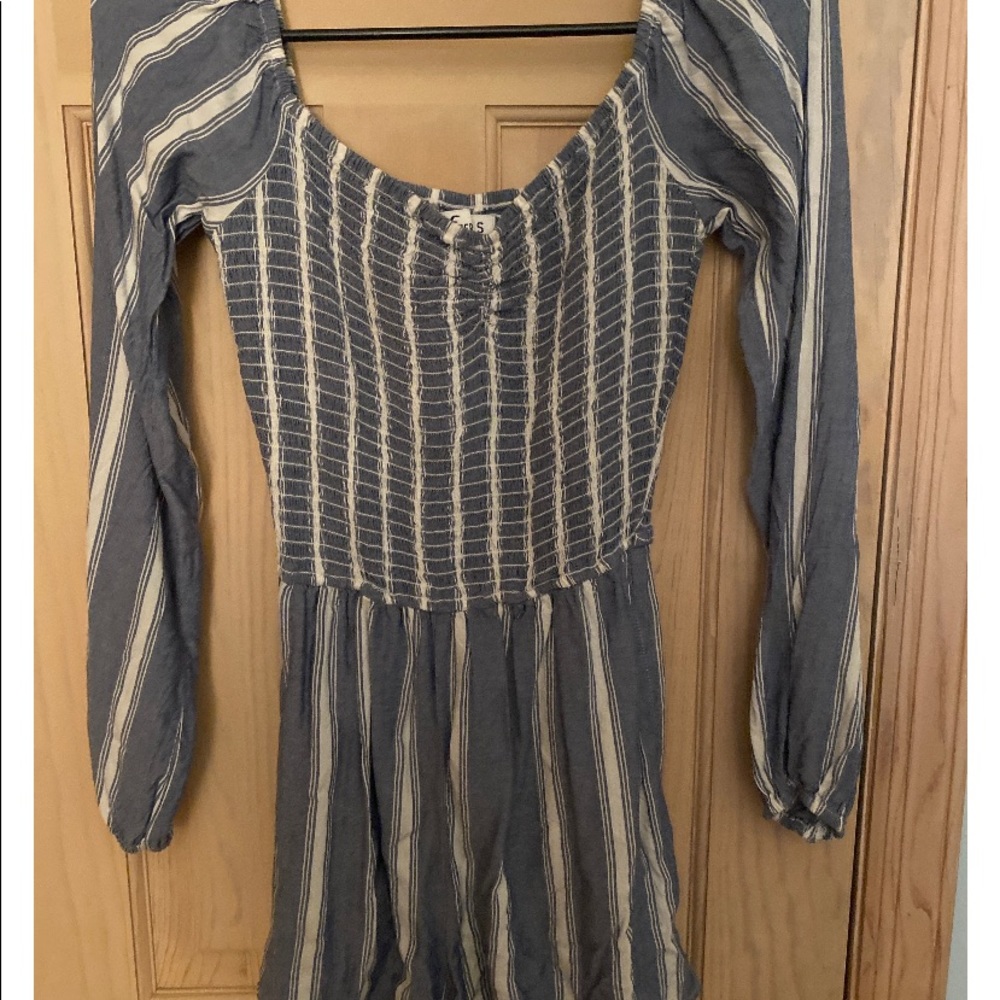 Hollister Ribbed Long Sleeve Romper